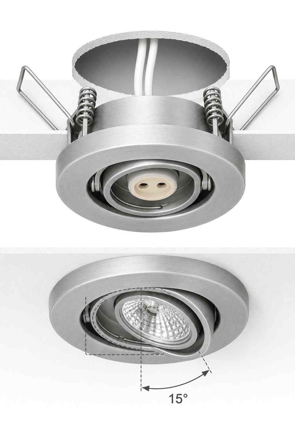 ARGUS CT-2115-C/M montáž pružinkové uchycení podhled 15 stupňů